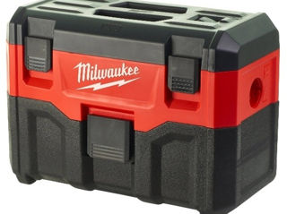 Aspirator umed/uscat cu acumulator milwaukee, model m18vc2/промышленный пылесос milwaukee m18 vc2 foto 8