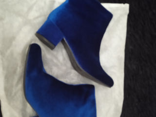 Botine Asos de catifea  foto 1