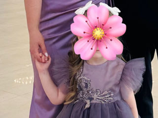 Rochie de nașă, marimea L/XL, set mama-fiică foto 10