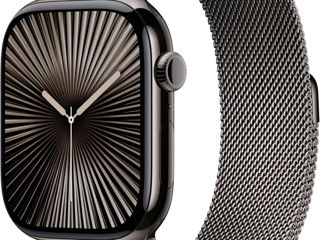 Vand Apple Watch 10 42mm Slate Titanium Slate Milanese Loop Cellular!