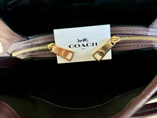 Новая брендовая сумка  Coach из натуральной кожи foto 3