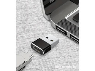 USB-C male to USB 3.0 female, Adapter. Переходник  USB-C to USB-A foto 2