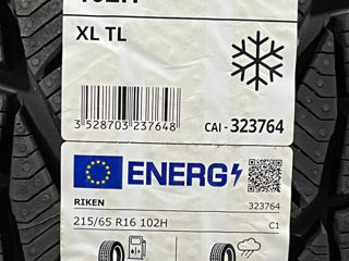 215/65 R16 Riken Snow (Michelin Group)/ Доставка, livrare toata Moldova 2024 foto 2