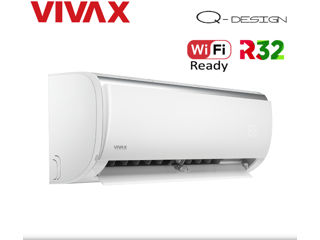 Aer Conditionat VIVAX Q-Design ACP-12CH35AEQI, Inverter, 12000 BTU/h, Kit de instalare inclus