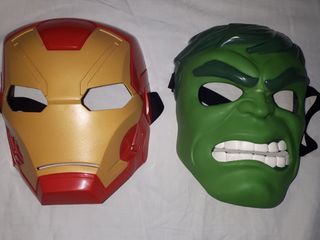 Mască pentru copii,  "Hulk ", "Iron Man" foto 1