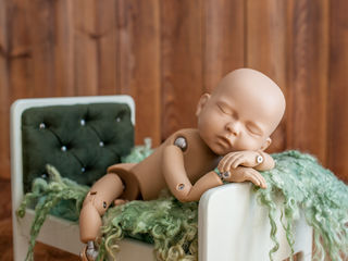 Реквизит для съемки новорожденных Кроватки для новорожденных Newborn photo prop pentru nou-născuți foto 1