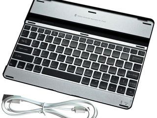 Клавиатура-кейс блютуз для iPad- 299 Lei! (Bluetooth aluminium keyboard for iPad) foto 3