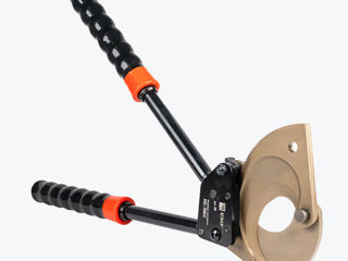 Инструмент для резки кабеля и провода, hoegert, кабельные ножницы, кабелерез с трещоткой foto 11