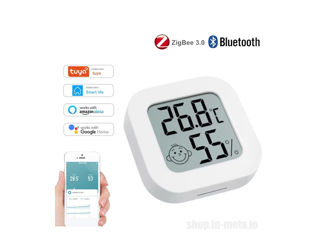 227Z Temperature and humidity sensor Tuya ZigBee Smart, Умный датчик температуры и влажности Tuya. foto 3