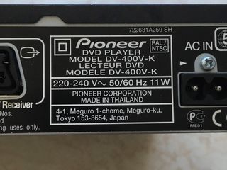 DVD player Pioneer, Made in Thailand+HDMI foto 3