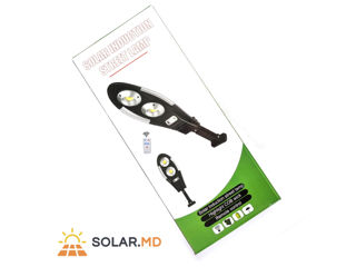 Lampă solară stradală de 35 cm cu senzor de mișcare 2 LED COB foto 4