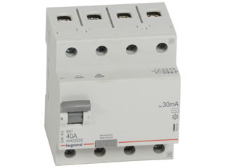 Comutator de curent diferenţial RCD (VDT) RX 4P 40A, 30mA, Tip A.S. Legrand (Legrand). 402063 foto 1