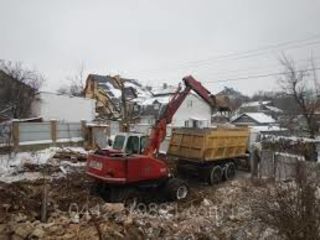 Executam lucrari excavator incarcator transport demolam case diverse constructii evacuarea t foto 3