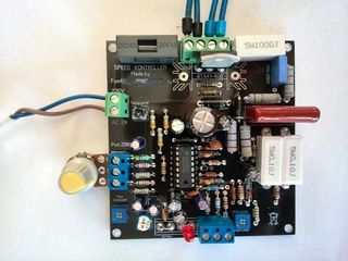 Регулятор оборотов двигателя от стиральной машины на TDA1085, плата. foto 1