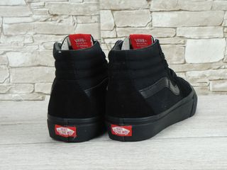 Vans SK8 All Black Unisex без/c мехом, cu blana foto 6