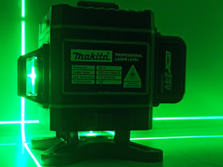 Лазер Makita  ,зелёный луч 12 линии.livrare . фото 1