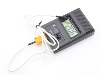 Электронный термометр - щуп.  высокотемпературная термопара. лазерный пирометр -  гигрометр foto 4