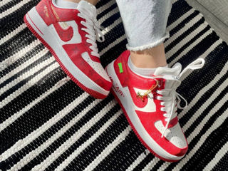 Nike Air Force 1 Low x Louis Vuitton By Virgil Abloh White/RedWomen's foto 7