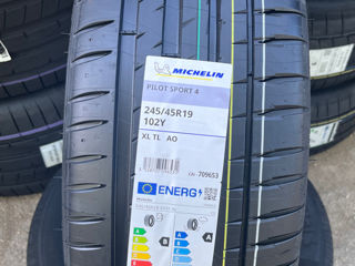 2 шины/2 anvelope 245/45 R19 Michelin Pilot Sport 4/ Доставка, livrare toata Moldova 2024