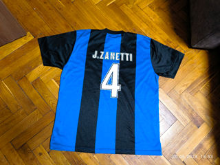 Inter milan #4 J.Zanetti фирменная футболка размер XL foto 5