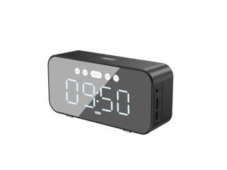 Difuzor Bluetooth XO F41 Mirror Clock foto 2