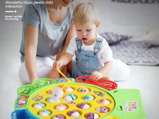 Joc Educativ Familial Pescuit cu 4 Undite si 45 pesti/ Детская игра Веселая рыбалка foto 7