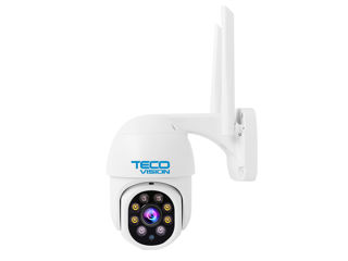 Teco Vision 5 Megapixeli 360 Audio + Microfon 128Gb Wifi Ptz Dome Camera foto 1