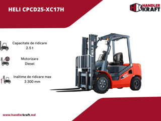 Дизельный погрузчик / Stivuitor diesel CPCD25-XC17H foto 3