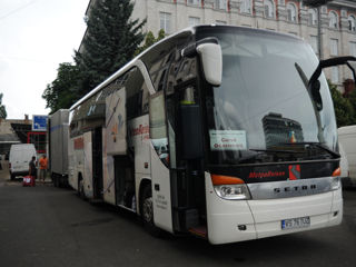 Transport tur/retur pasageri si colete Moldova - Italia