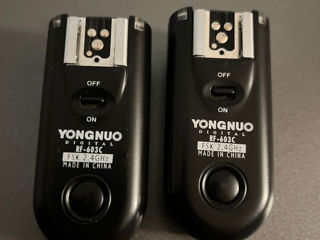 2 sincronizatoare yongnuo rf-603