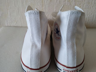 Кеды новые Converse All Star белые высокие  foto 7