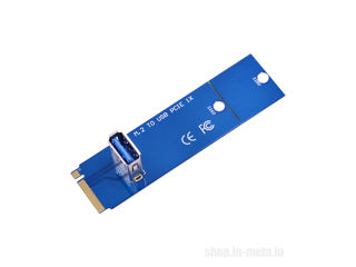 ID-163: NGFF M.2 to USB 3.0 Card Adapter for Riser - Для райзера foto 5