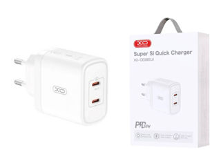 XO CE08 (EU) PD50W(2USB-C) Încărcător rapid CE