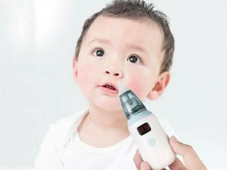 Детский электронный назальный носовой аспиратор с регулятором foto 2