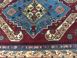 Covor antic Caucazian! Antique rug ! Handmade! Ковер Кавказский, ручной работы, конец XIX века! foto 1