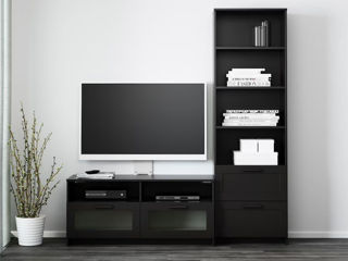 Living IKEA Brimnes Black 180x41x190cm, profită de preț avantajos foto 2