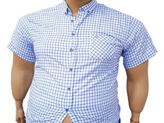 Тонкий хлопок мужская летняя рубашка с карманом. foto 3