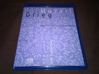 2L Blu-Ray Audio + SACD-CD Mozart And Grieg - Dena Piano Duo Werke Fr Zwei Klaviere