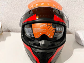 Casca moto Vinz Helmets noua. Marimea XL-61-62, cu viziera si ochelari. foto 1