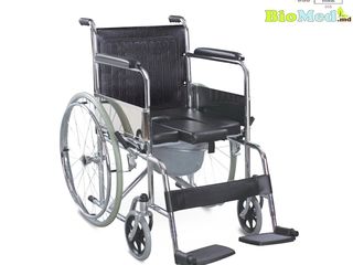Carucior cu WC pentru invalizi Инвалидная коляска с туалетом foto 1
