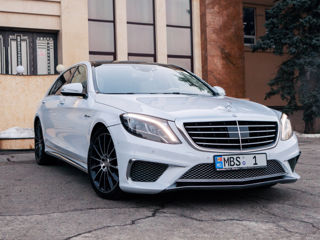 Chirie/аренда Mercedes S Class W222 AMG S65 Long alb/белый foto 1