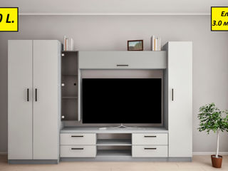 Credit.Mobila pentru living MDF luciu.Fabrica de mobila.Мебель для гостиной МДФ глянец.Меб-я фабрика foto 9