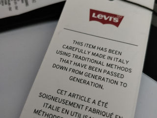 Оригинальный мужской ремень Levis, размер 95. Made in Italy. foto 3