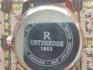 Продаются новые сапфировые кварцевые водостойкие часы Ontheedge. Заводская гарантия. foto 2