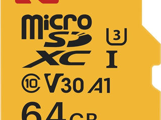 135 lei - MicroSD Kodak 64Gb, Speed U3, class 10, 4K, 100Mb/sec, 32Gb Somnambulist 32Gb - 75 lei. foto 1