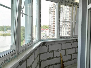 Ремонт балконы, расширение,удлинение кладка, вынос балкона, удлинение лоджий, остекление пвх