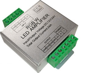 Amplificator RGBW 12-24v 24a 288w (24a 288w), pentru bandă LED