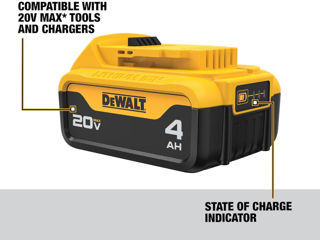 DeWALT DCB204 20V MAX Lithium-Ion Battery 4Ah foto 3