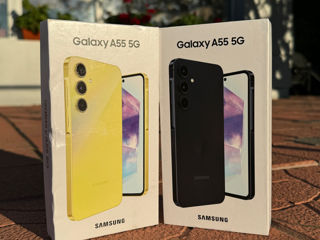 Samsung Galaxy A55 Awesome Black & Yellow 8/256Gb Noi! foto 2