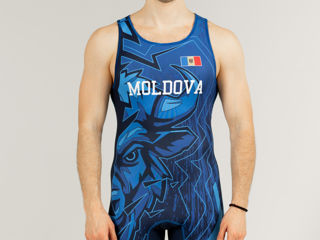 Трико для борьбы Moldova // Dres lupte libere Moldova (Marime 3XS,2XS,XS,S,M,L,XL,XLL) foto 11